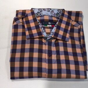 Stone Rose Button Down Shirt Unique Details